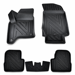 3D Fußmatten für Peugeot 3008 | 2016-2024 | Carbonfaser-Optik thumbnail